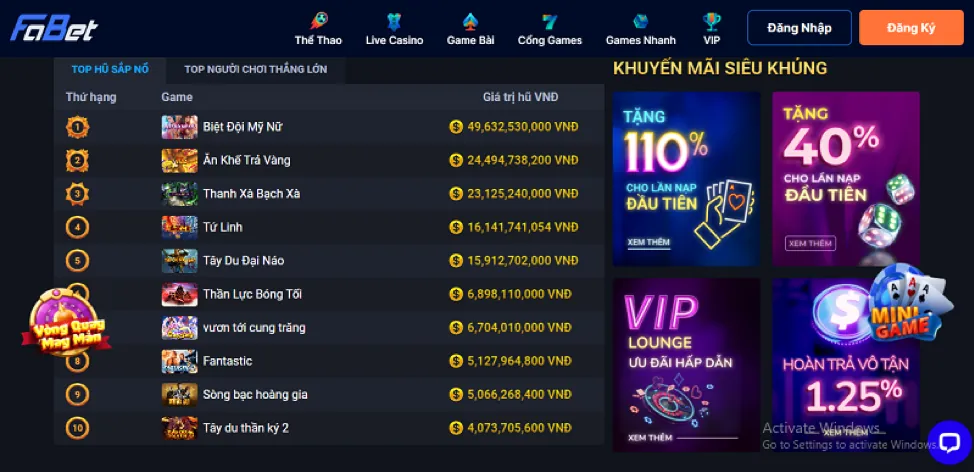 Trò chơi slot cổ điển với biểu tượng trái cây